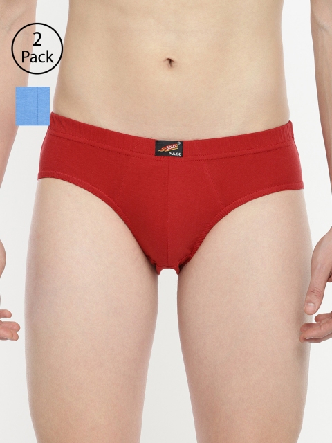 

SOLO Men Pack Of 2 Briefs, Red