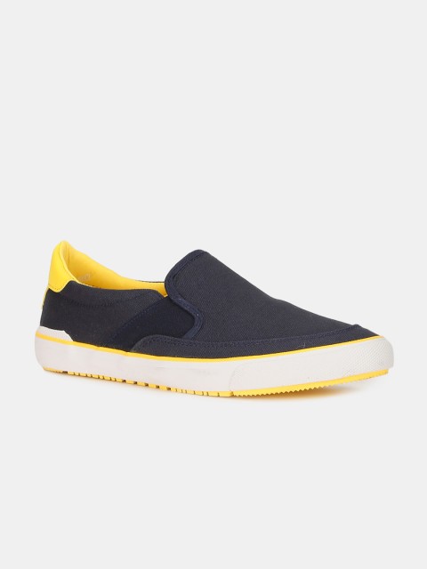 

Flying Machine Men Blue Slip-On Sneakers
