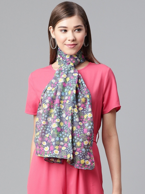 

WEAVERS VILLA Women Multicoloured Printed Scarf, Multi