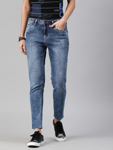 

Roadster Women Blue Regular Fit Mid-Rise Clean Look Jeans