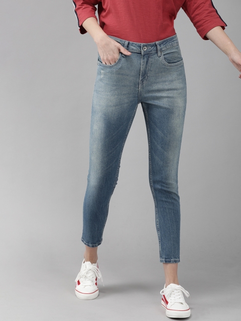 

Roadster Women Blue Skinny Fit Mid-Rise Clean Look Jeans