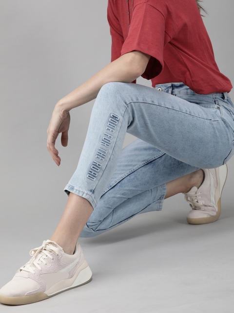 

Roadster Women Blue Skinny Fit Mid-Rise Clean Look Stretchable Jeans