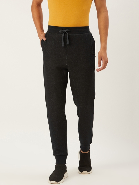 

United Colors of Benetton Men Black Solid Straight Fit Joggers
