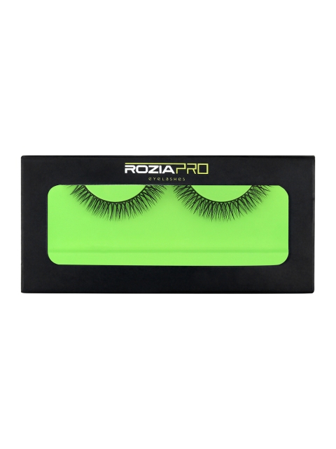 

Rozia Women Black Reusable Artificial Eyelashes