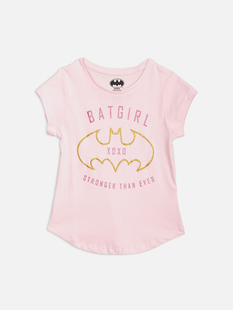 

Kids Ville Girls Pink DC COMICS Tshirt