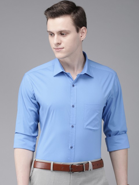 

Park Avenue Men Blue Slim Fit Solid Formal Shirt