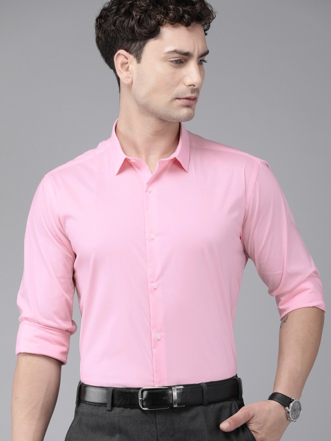 

Park Avenue Men Pink Super Slim Fit Solid Formal Shirt