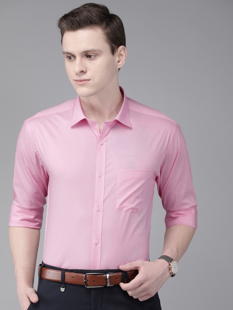 

Park Avenue Men Pink Slim Fit Solid Formal Shirt
