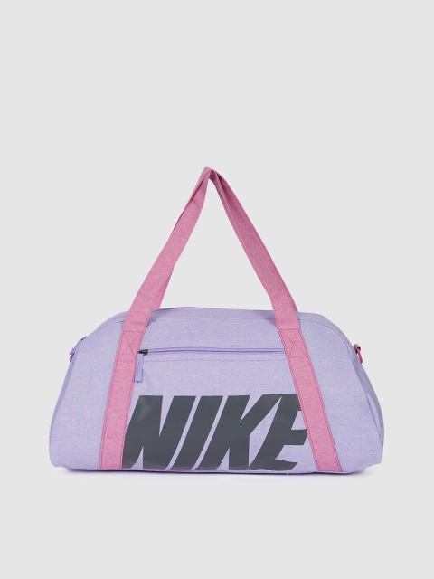 

Nike Women Lavender Printed Gym Club Training Duffel Bag