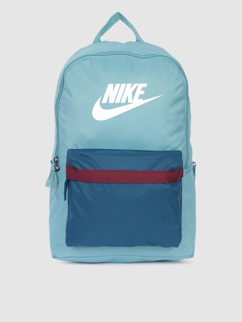 

Nike Unisex Blue HERITAGE Brand Logo Backpack