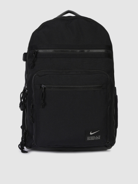 

Nike Men Black Solid Backpack