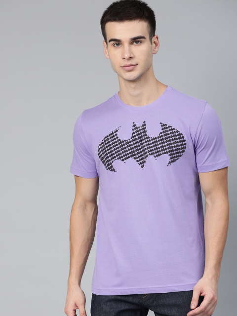 

Huetrap Batman Men Purple Round Neck T-shirt