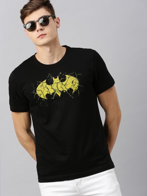 

Huetrap Batman Men Black Round Neck T-shirt