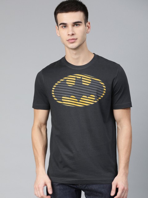 

Huetrap Batman Men Grey Round Neck T-shirt
