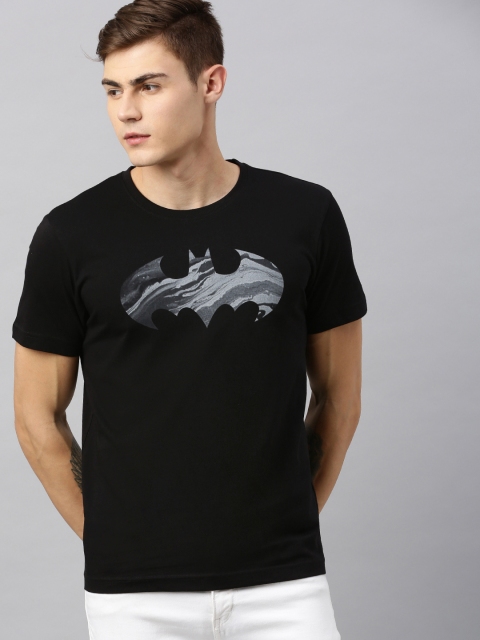

Huetrap Batman Men Black Round Neck T-shirt