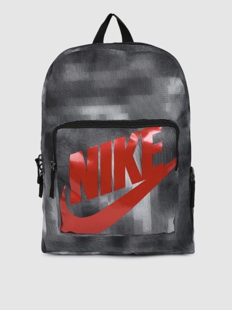 

Nike Unisex Kids Black & Grey Brand Logo Backpack