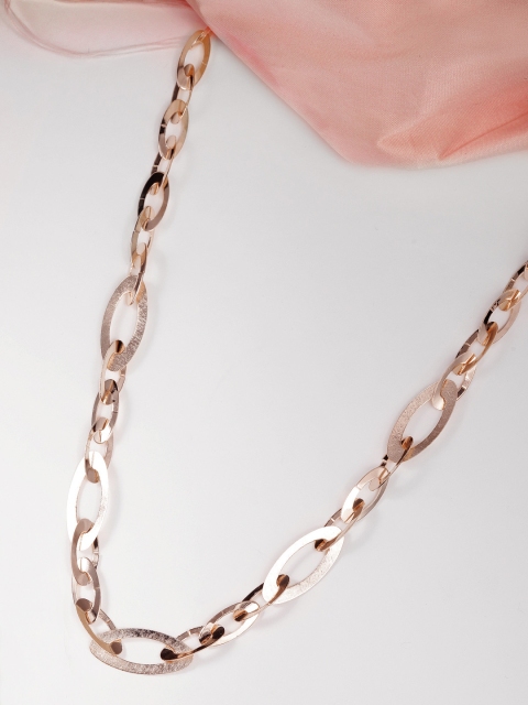 

Rubans Rose Gold-Plated Link Minimal Necklace