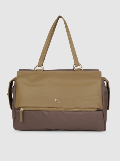 

Baggit Brown Colourblocked URSA AMELIE Handheld Bag