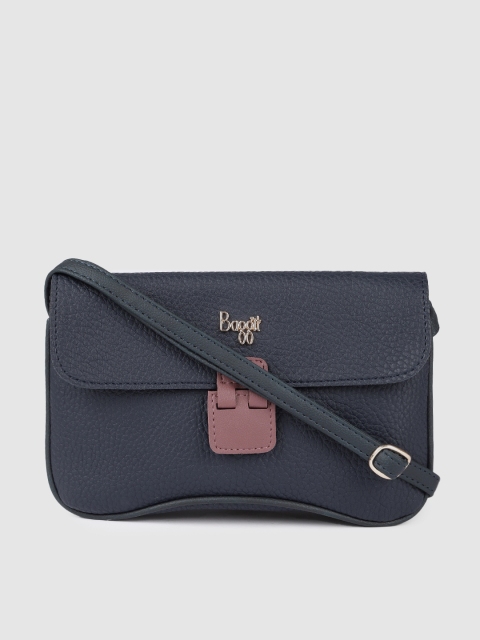 

Baggit Blue Textured RABBIE Sling Bag