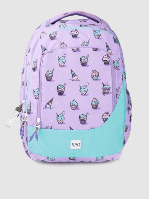 

Wildcraft Unisex Purple Squad 2 Cupcake Graphic Backpack