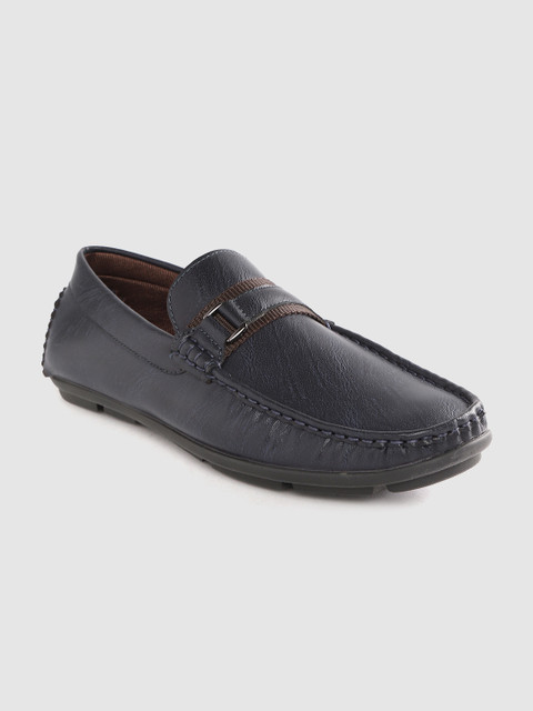 

Carlton London Men Navy Blue Driving Shoes