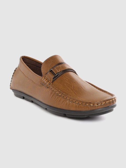 

Carlton London Men Brown Solid Driving Shoes