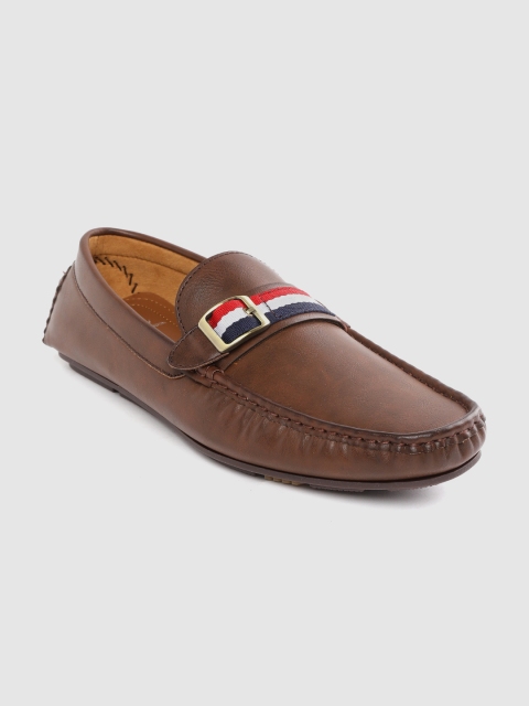 

Carlton London Men Brown Solid Driving Shoes