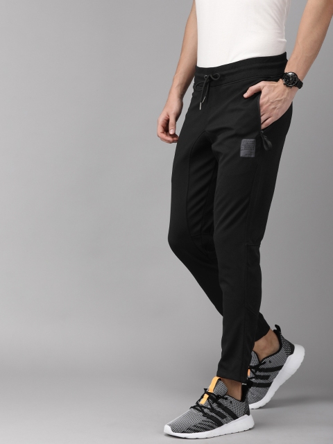 

Jack & Jones Men Black Solid Slim Fit Track Pants