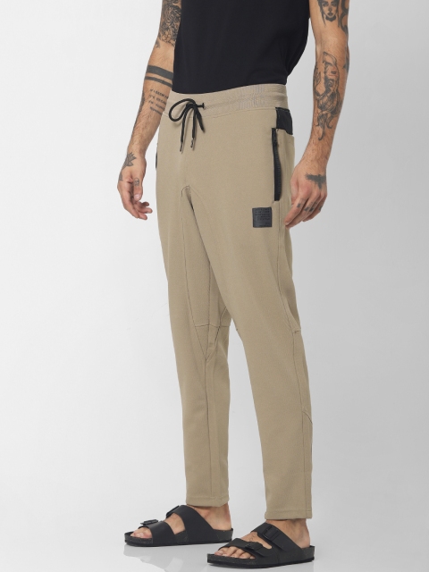 

Jack & Jones Men Beige Straight Fit Track Pants