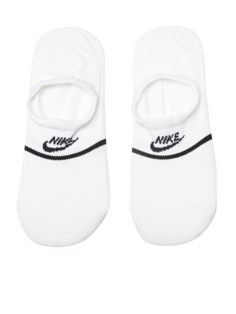 

Nike Unisex Pack of 2 White Solid SNKR Shoe Liners