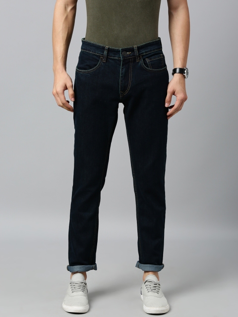 

WROGN Men Blue Slim Fit Mid-Rise Clean Look Stretchable Jeans