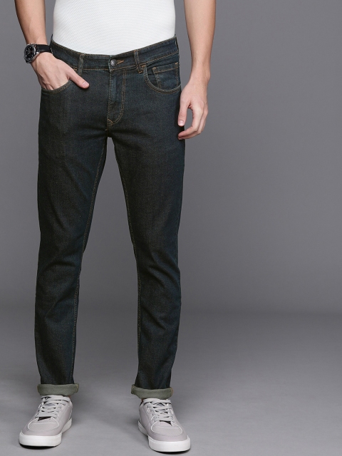 

WROGN Men Blue Slim Fit Mid-Rise Clean Look Stretchable Jeans