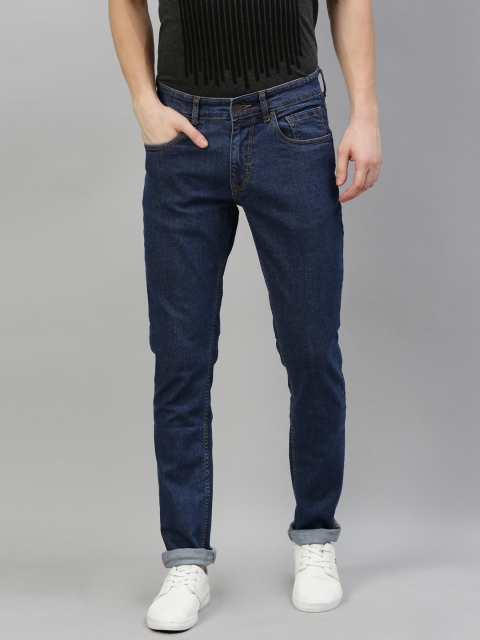

WROGN Men Blue Slim Fit Mid-Rise Clean Look Jeans