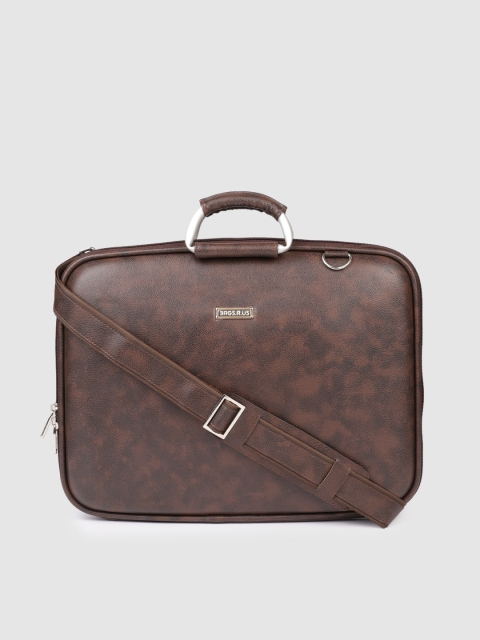 

Bags.R.us Unisex Brown Solid Laptop Bag