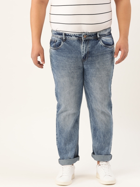 

FEVER Men Blue Straight Fit Mid-Rise Clean Look Jeans