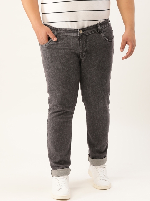 

FEVER Men Charcoal Grey Slim Fit Mid-Rise Clean Look Stretchable Jeans
