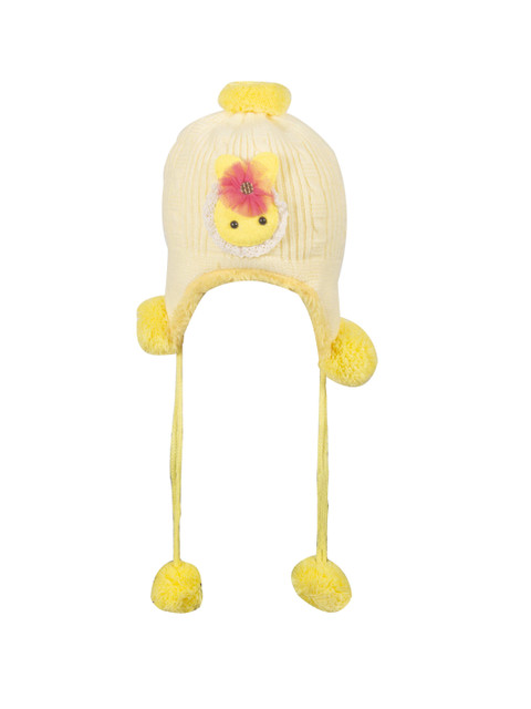 

FabSeasons Kids Yellow Woollen Beanie