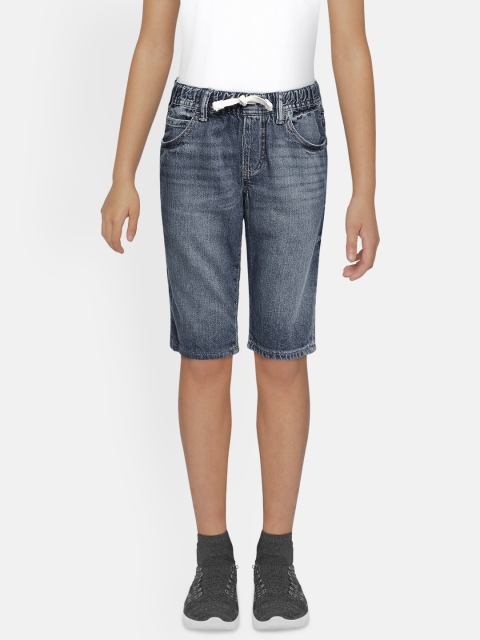 

GAP Boys Blue Washed Regular Denim Shorts