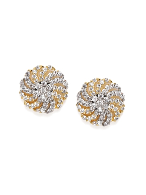 

Alamod Gold-Plated Cubic Zirconia Circular Studs