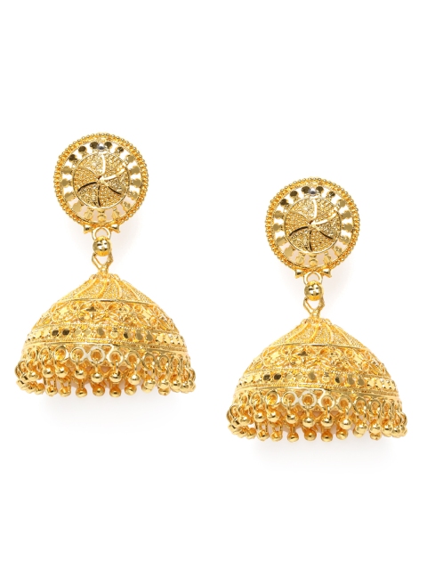

Alamod Gold-Plated Dome Shaped Jhumkas