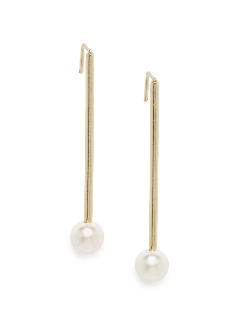 

Alamod Gold-Toned Contemporary Drop Earrings