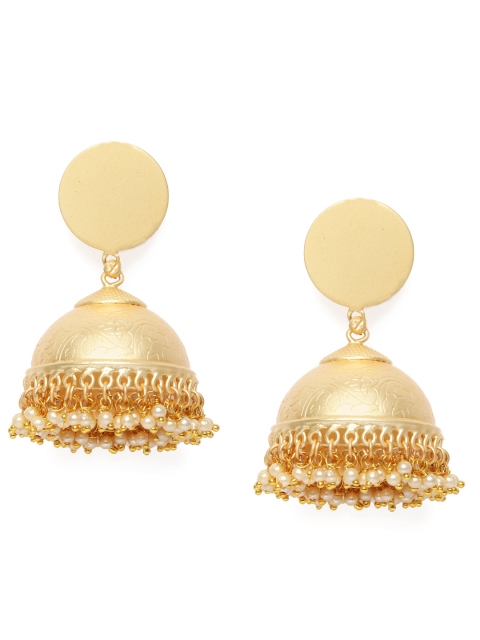 

Alamod Gold-Plated Dome Shaped Jhumkas