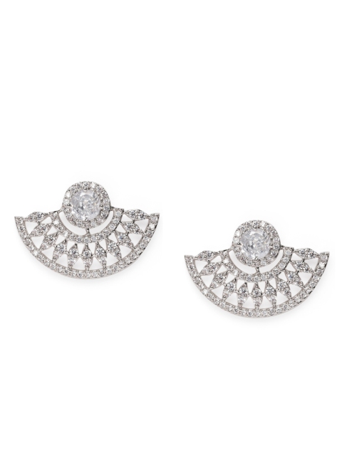 

Alamod Silver-Plated Crescent Shaped Studs