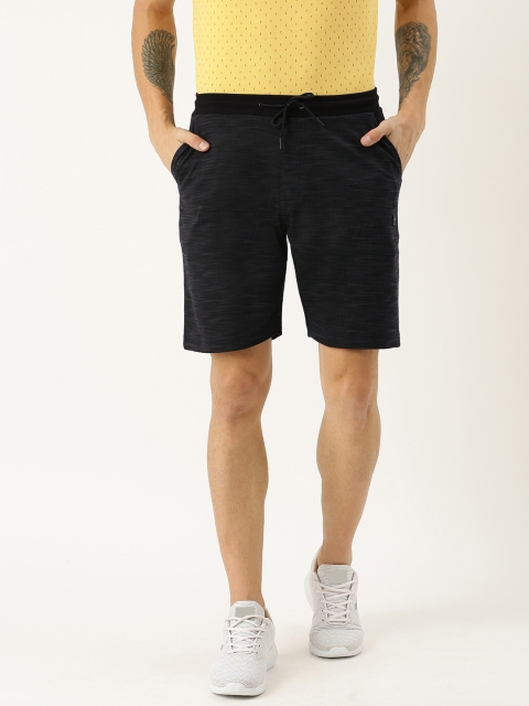 

Proline Active Men Grey & Black Printed Regular Fit Regular Shorts