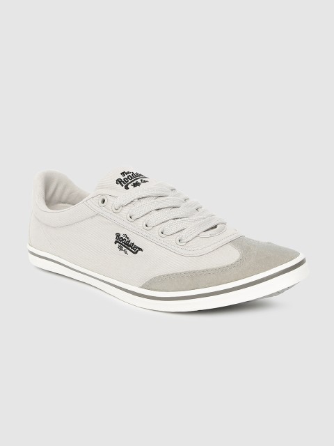 

Roadster Men Grey Solid Sneakers