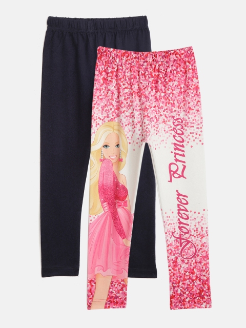 

Eteenz Girls Pack of 2 Assorted Ankle-Length Leggings