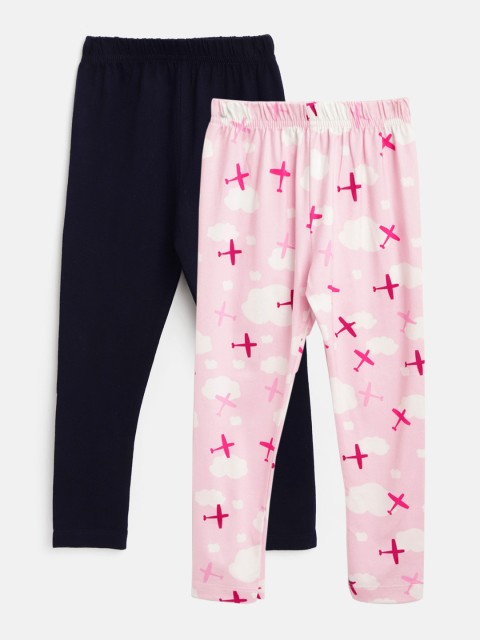 

Eteenz Girls Pack of 2 Assorted Ankle-Length Leggings