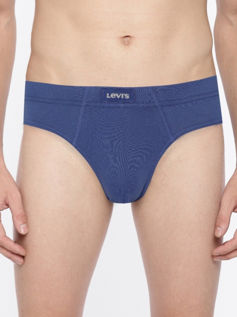 

Levis Men Blue Solid Briefs #011
