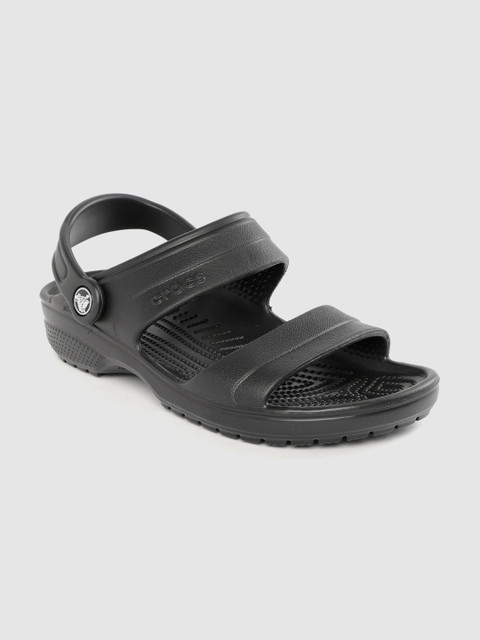 

Crocs Unisex Black Solid Comfort Sandals