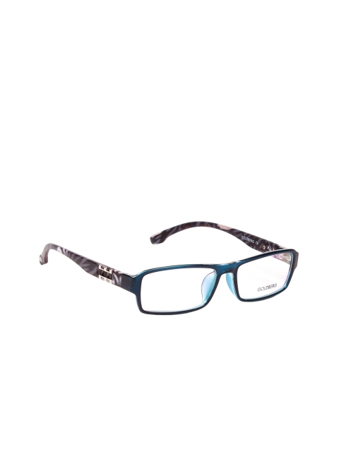 

Gold Berg Unisex Blue & Grey Rectangular Frames GB8110 BLU